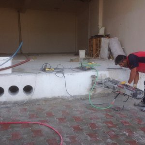 Karot İle Havalandırma Deliği Açılması